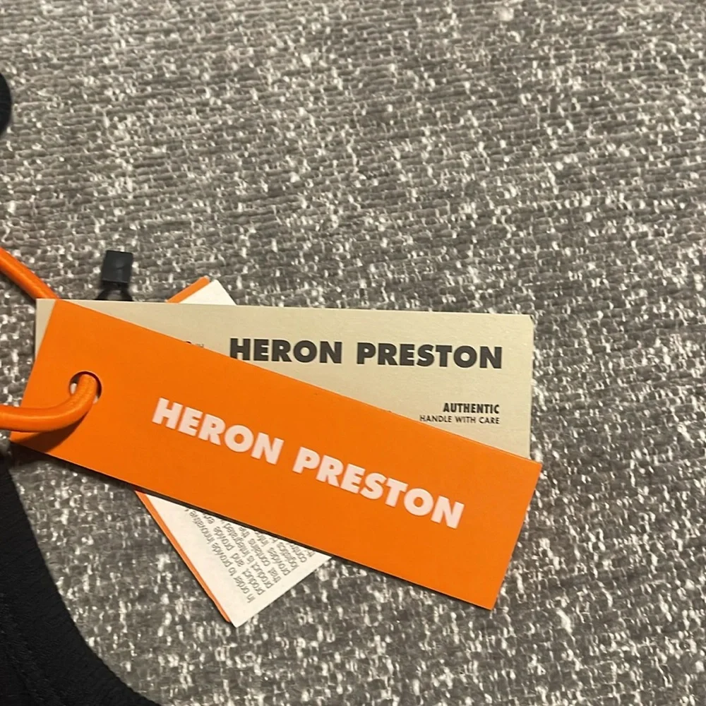 Heron Preston hooks tank top black size medium - Picture 2 of 2